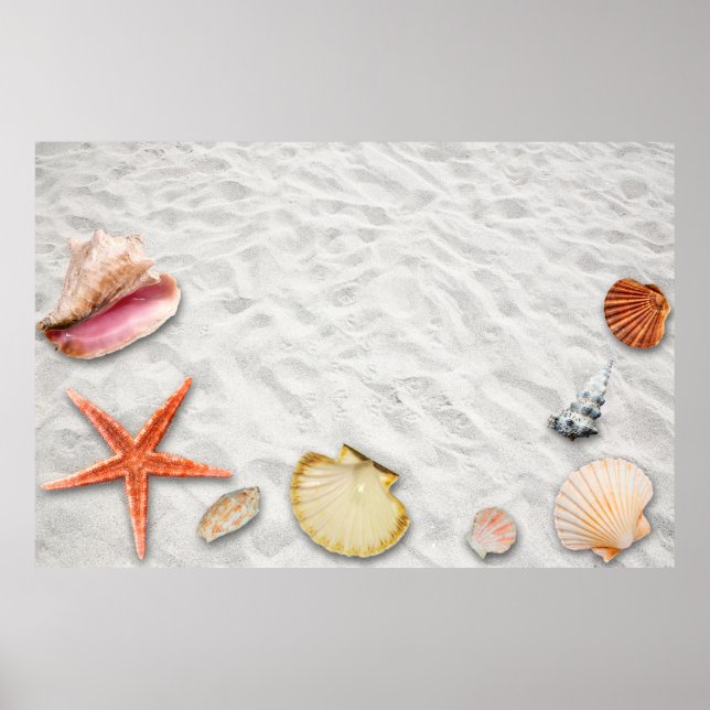 Urlaub Strand Sommersonne Poster (Vorne)