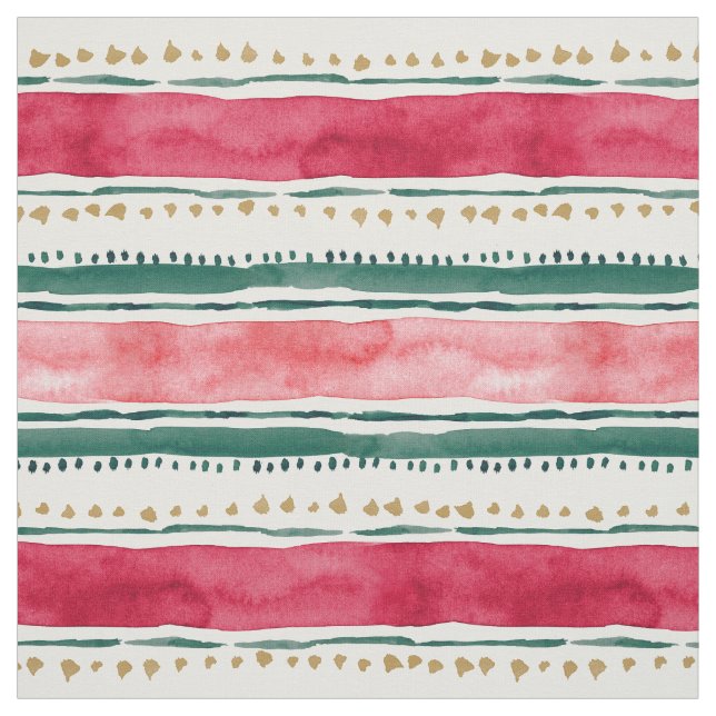 URLAUB STRIPES Boho Weihnachtsgeo Stoff (Muster)