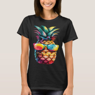 Urlaub süße Ananas mit Sonnenbrille Sommer Alo T-Shirt