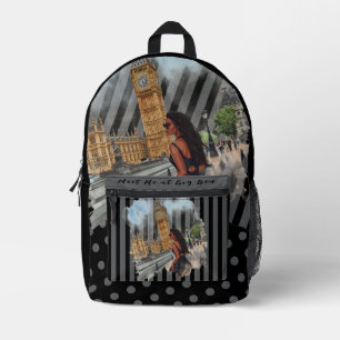 Urlaub, Treffen Sie mich am Big Ben, Romantisches  Bedruckter Rucksack
