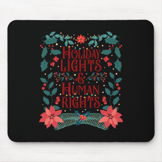 Urlaub und Menschenrechte Mousepad (Vorne)