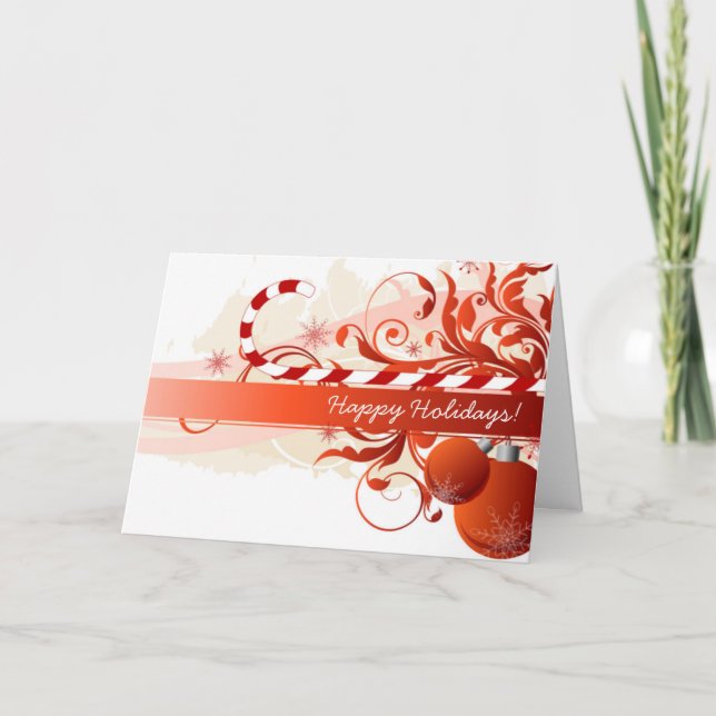 Urlaub | Weihnachtskarte Feiertagskarte (Vorderseite)