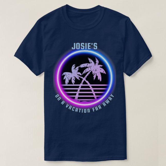 Urlaub weit weg T-Shirt (Design vorne)