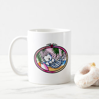 Urlaub Westie KiniArt Tasse