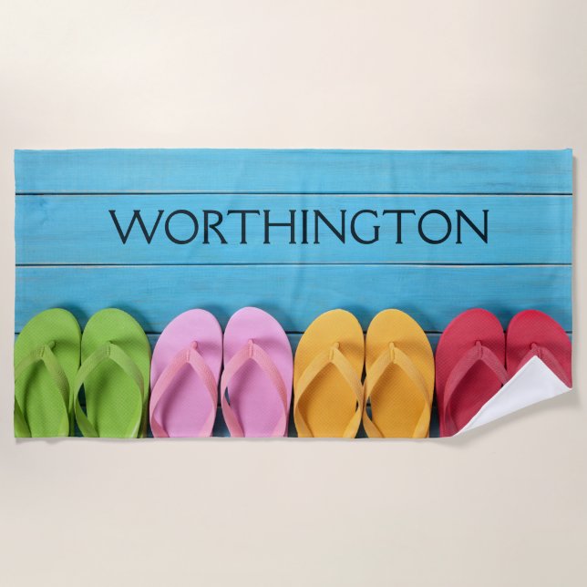 Urlaub / Wiedersehen / Sie nennen es: Strandtuch (Vorderseite)