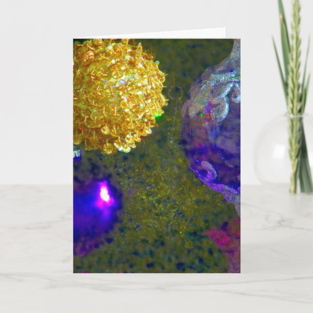 Urlaub wünscht_ feiertagskarte (Vorderseite)