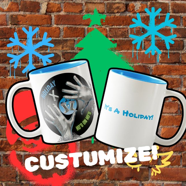 Urlaub X Zweifarbige Tasse (Von Creator hochgeladen)