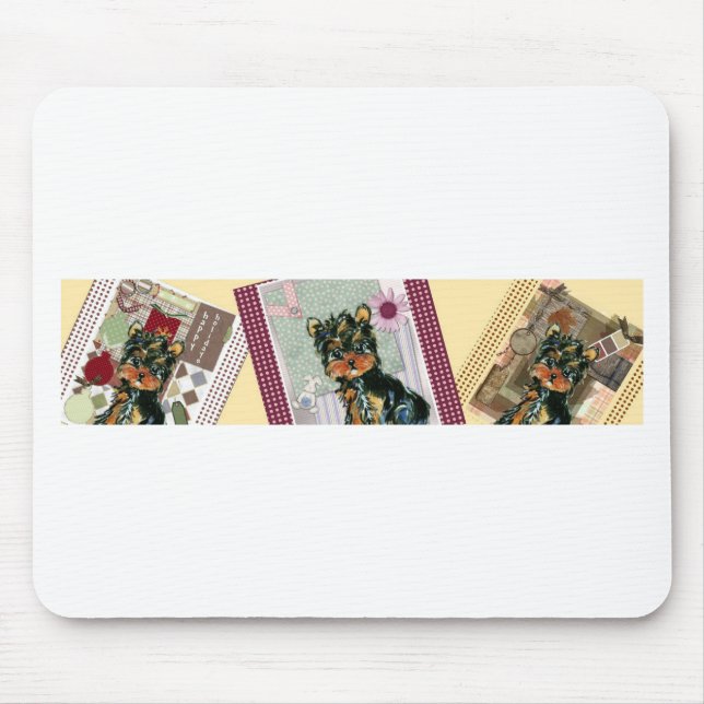 URLAUB YORKIES MOUSEPAD (Vorne)