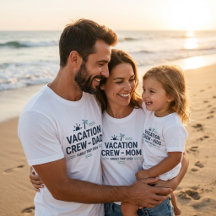 Urlaubs-Crew Kinder-Shirt passende Familienferien