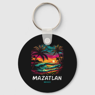 Urlaubs-Souvenir-Palme Mazatlan Schlüsselanhänger