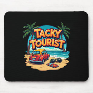 Urlaubs-Tacky-Touristen-Outfit-Wacky-Kreuzfahrt-Ko Mousepad