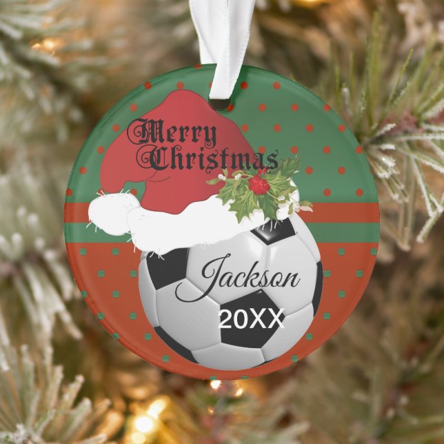 Urlaubsfußball-Design| DIREKT Ornament (Baum)