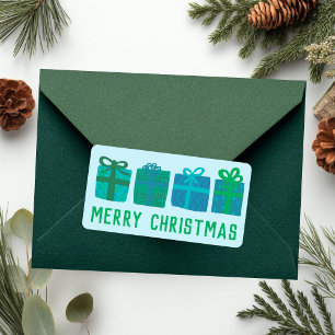 Urlaubsgeschenke Niedlich handgezeichnet MERRY CHR Adressaufkleber