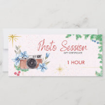 Urlaubsgutschein für Fotos, Geschenkgutschein