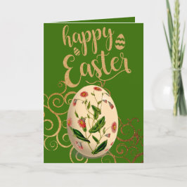 Urlaubskarte für Ostern Feiertagskarte