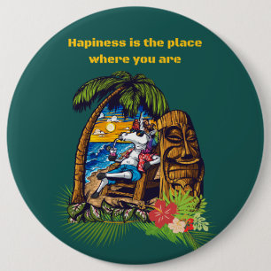 Urlaubsknopf Einhorn Button