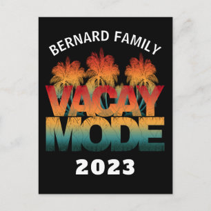 URLAUBSMODUS FAMILIENURLAUB POSTKARTE