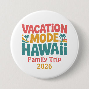 Urlaubsmodus Hawaii Tropisches Paradies Sommer Sti Button
