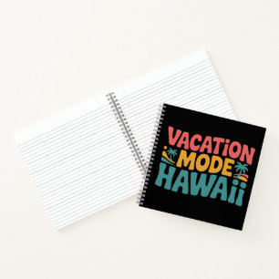 Urlaubsmodus Hawaii Tropisches Paradies Sommer Sti Notizbuch