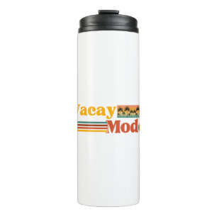 URLAUBSMODUS PALMEN FAMILIENURLAUB  THERMOSBECHER