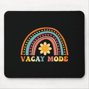Urlaubsmodus Retro-Ferien Sommer für Männer und Fr Mousepad