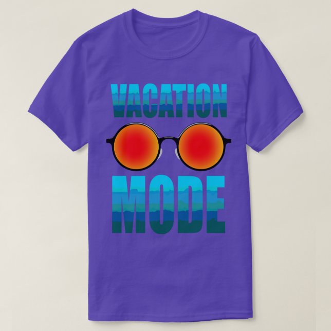 Urlaubsmodus T-Shirt (Design vorne)