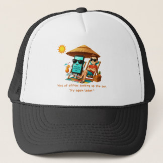Urlaubsmodus T Shirt für den Menschen Truckerkappe