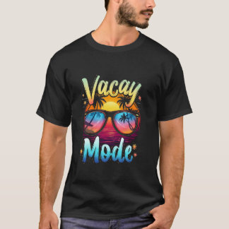 Urlaubsmodus Urlaub Strand Sonnenuntergang T-Shirt