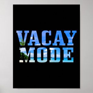 Urlaubsmodus Urlaub Surfen Surfer Strand Lustig  Poster
