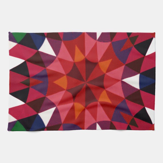 Urlaubsmuster Geschirrtuch (Horizontal)