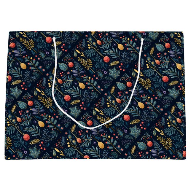 Urlaubsmuster Große Geschenktüte (Vorderseite)