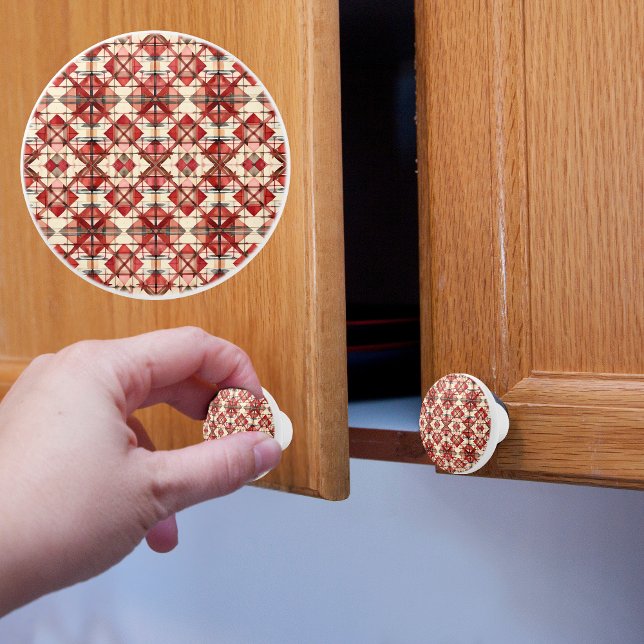 Urlaubsmuster Raute Keramikknauf (Von Creator hochgeladen)