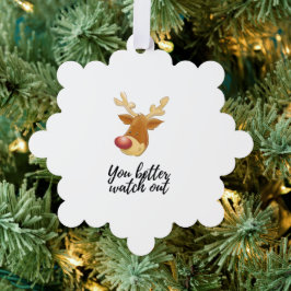Urlaubspapier Ornament Karte