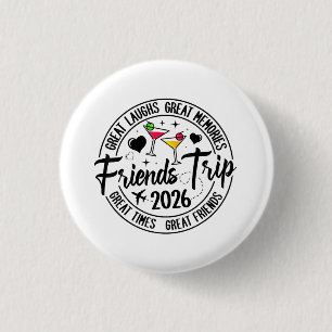 Urlaubsreise 2026 Freunde Zusammenpassende Gruppe Button