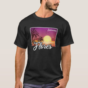 Urlaubsreise nach Indonesien Asien Flores 1 im Vin T-Shirt