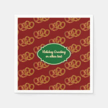 Urlaubssaison - Weihnachtsfarben Knottiertes Brot