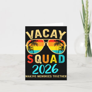 Urlaubstruppe 2026 Sommerferien Familie Freunde Karte