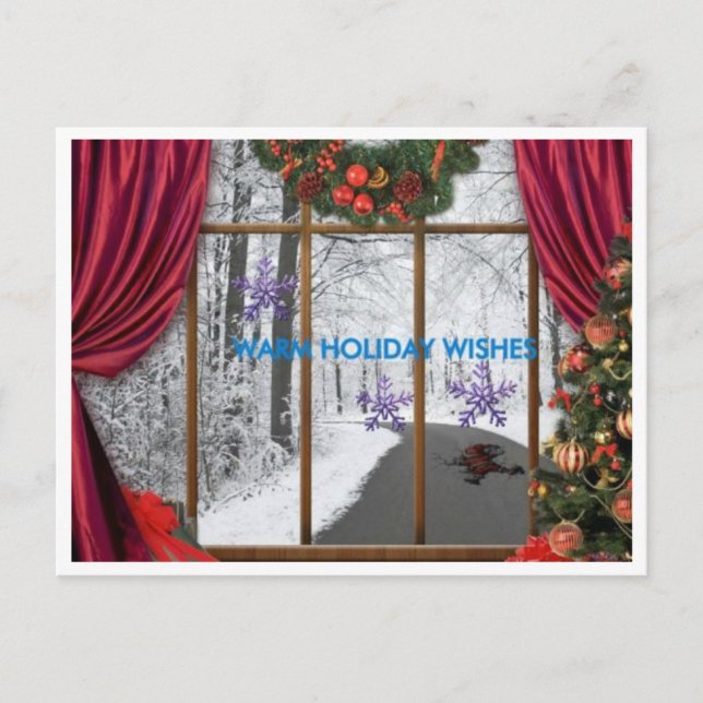 Urlaubswunsch Feiertagspostkarte (Vorderseite)