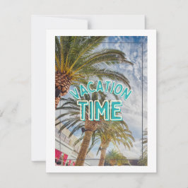 Urlaubszeit Feiertagskarte