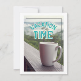 Urlaubszeit Feiertagskarte