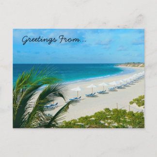 Urlaubszeit Postkarte