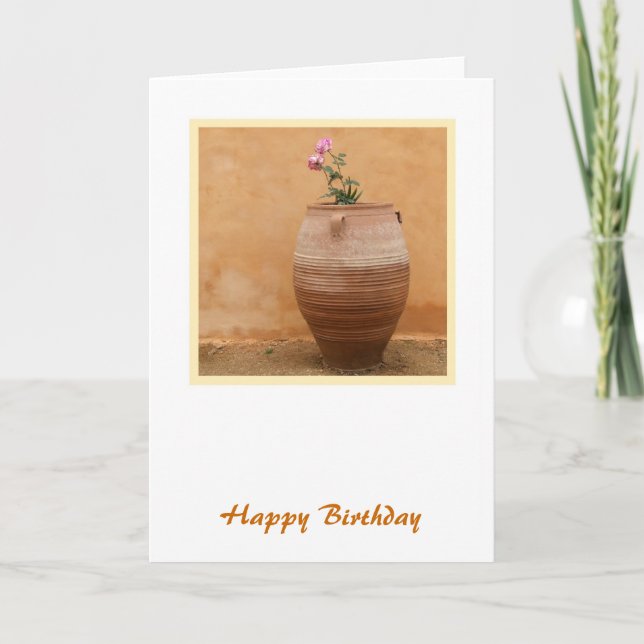 Urn Birthday Card Karte (Vorderseite)