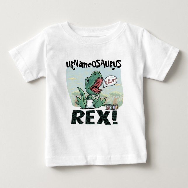 URNameOSURUS Rex von Mudge Studios Baby T-shirt (Vorderseite)