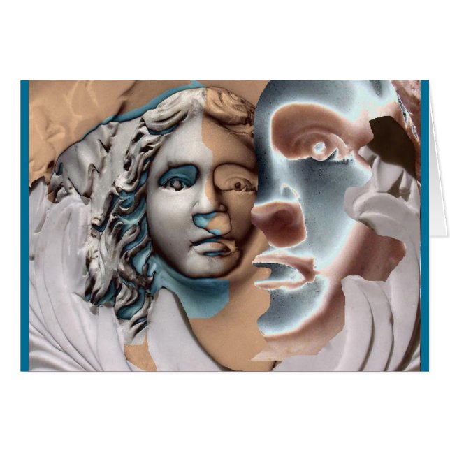 Urne-Gesichts-Blau-Kupfer (Vorderseite (Horizontal))