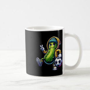 Urne Pickle Fußballspieler Coole Cartoon-Vibes  Kaffeetasse
