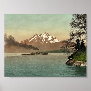 Urnersee, Vierwaldstättersee, Schweiz, klassische  Poster