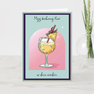 Urodziny - Carte d'anniversaire polonaise personna