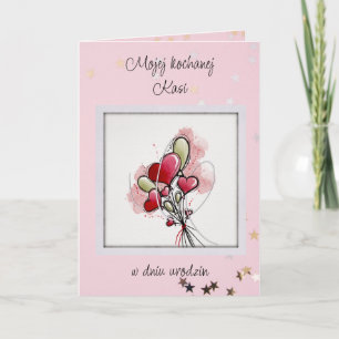 Urodziny - Carte d'anniversaire polonaise personna