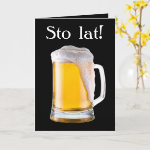 Urodziny - Carte d'anniversaire polonaise pour lui