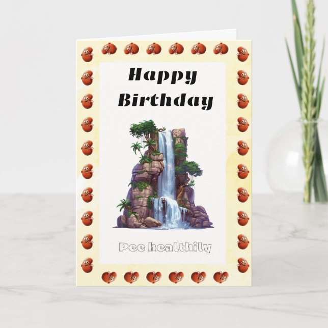 Urologe Happy Birthday Gruß Karte (Vorderseite)